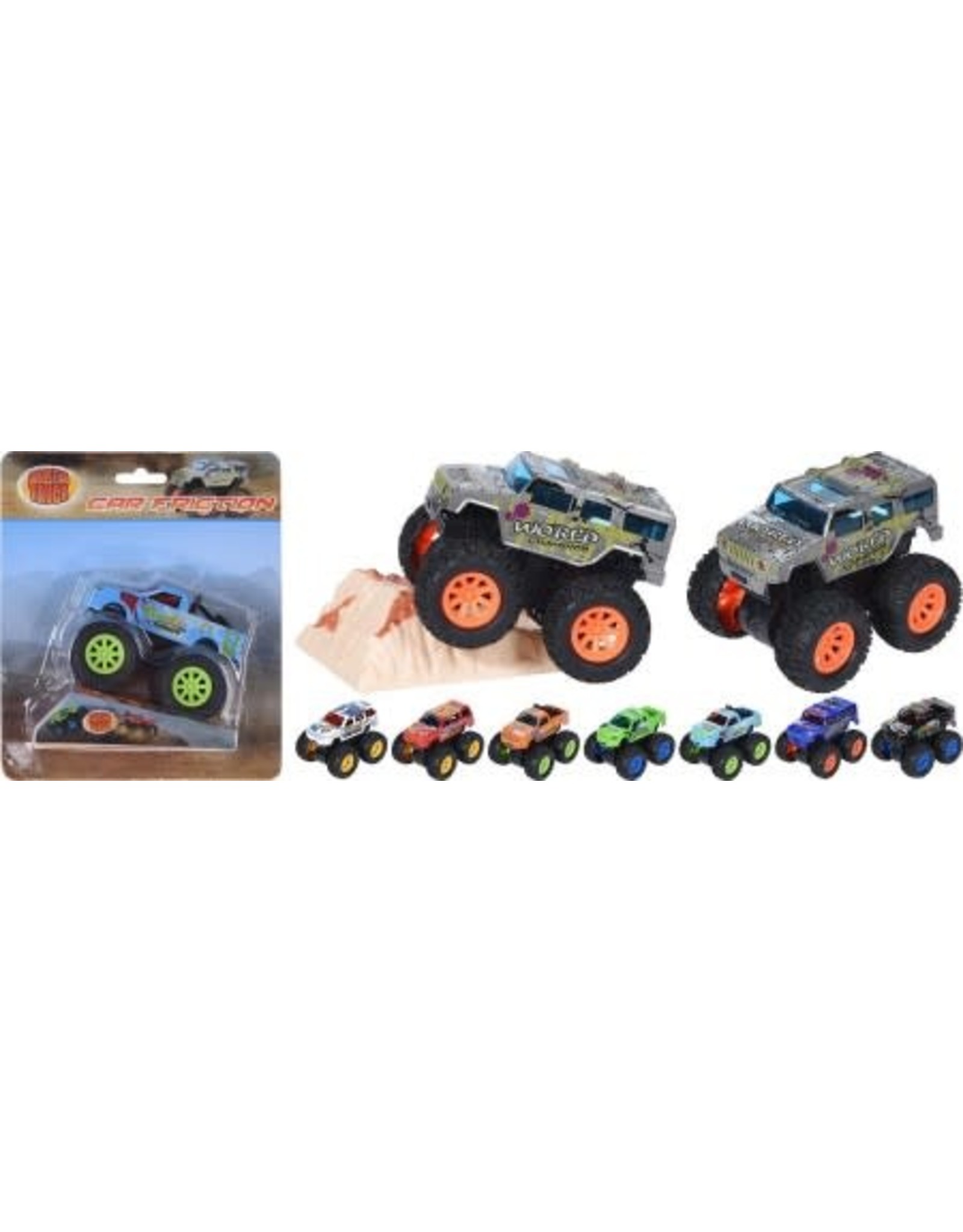 Monstertruc Die-Cast Frictie 4 assorti