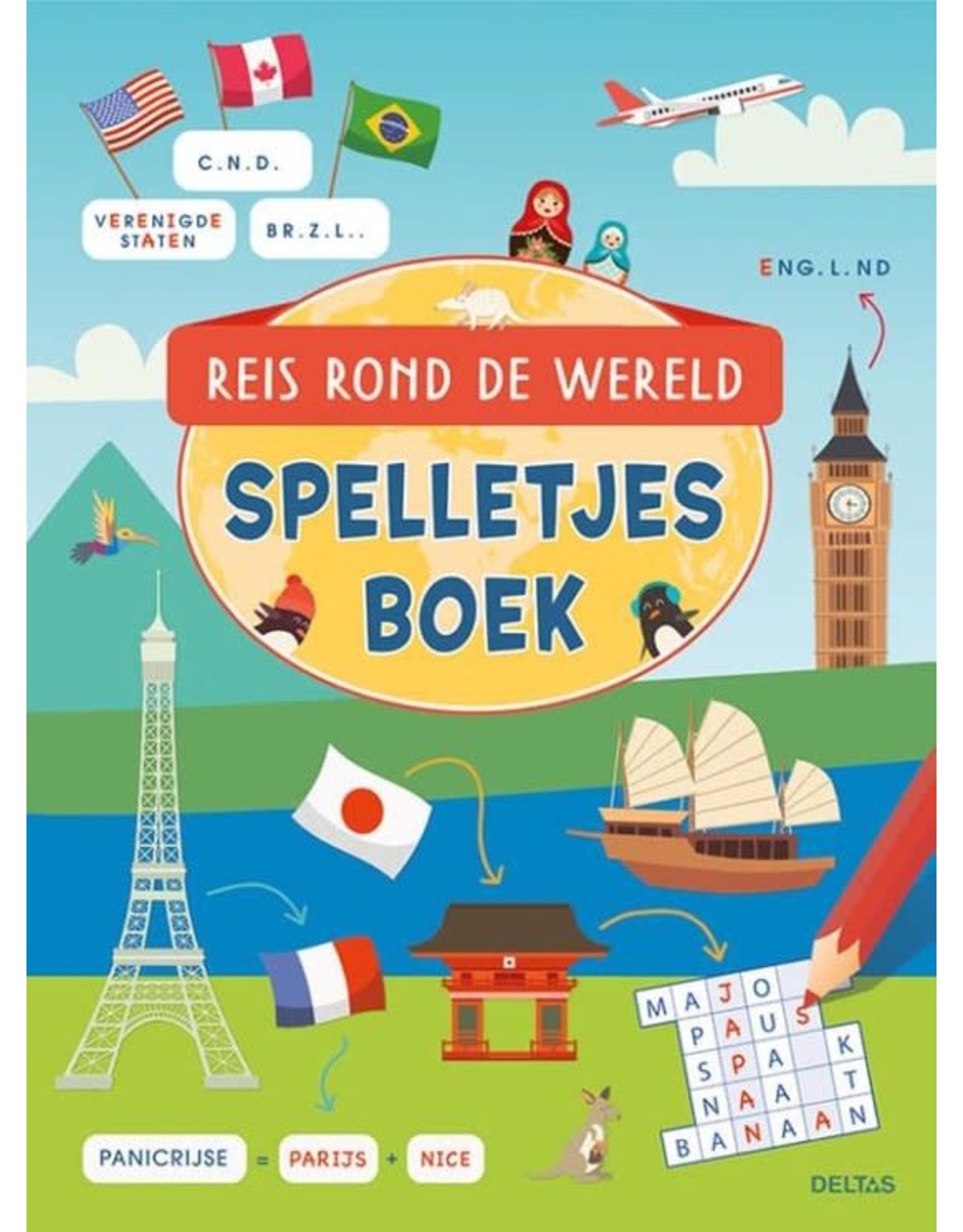 DELTAS Reis rond de wereld spelletjesboek