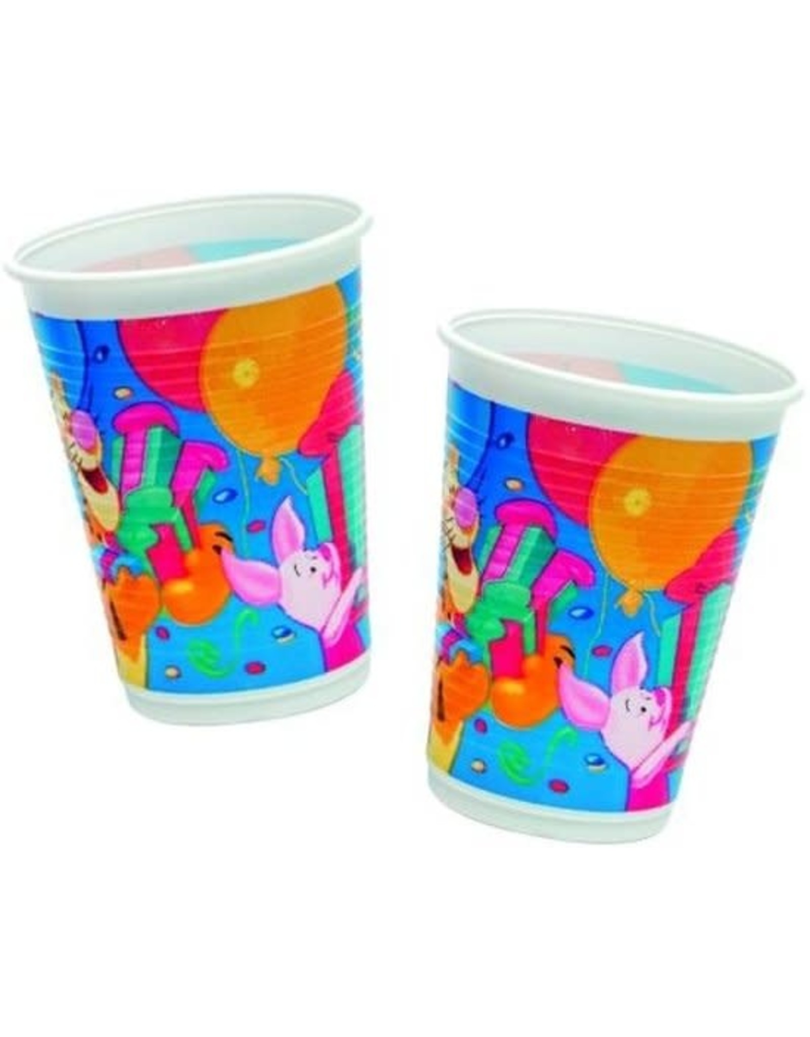 MERKLOOS PLASTIC BEKERS WINNIE THE POOH 10 STUKS 200ML