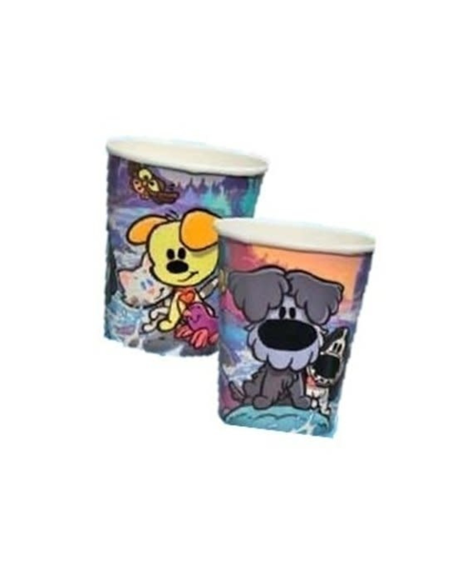 PAPIER BEKERTJES WOEZEL&PIP 8 STUKS 250ML