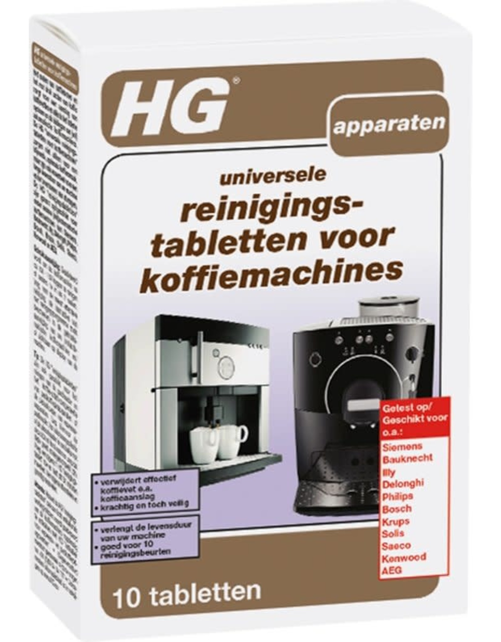 HG REINIGINGSTABL KOFFIEMACH.