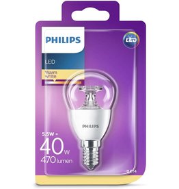 PHILIPS PHILIPS 6W(40W) E14 WW P45 CL ND/4 LED LAMP