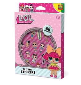 GLITTER STICKERS L.O.L lol