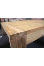 SENS-LINE Da Vinci houten tuintafel 110x83x31 cm