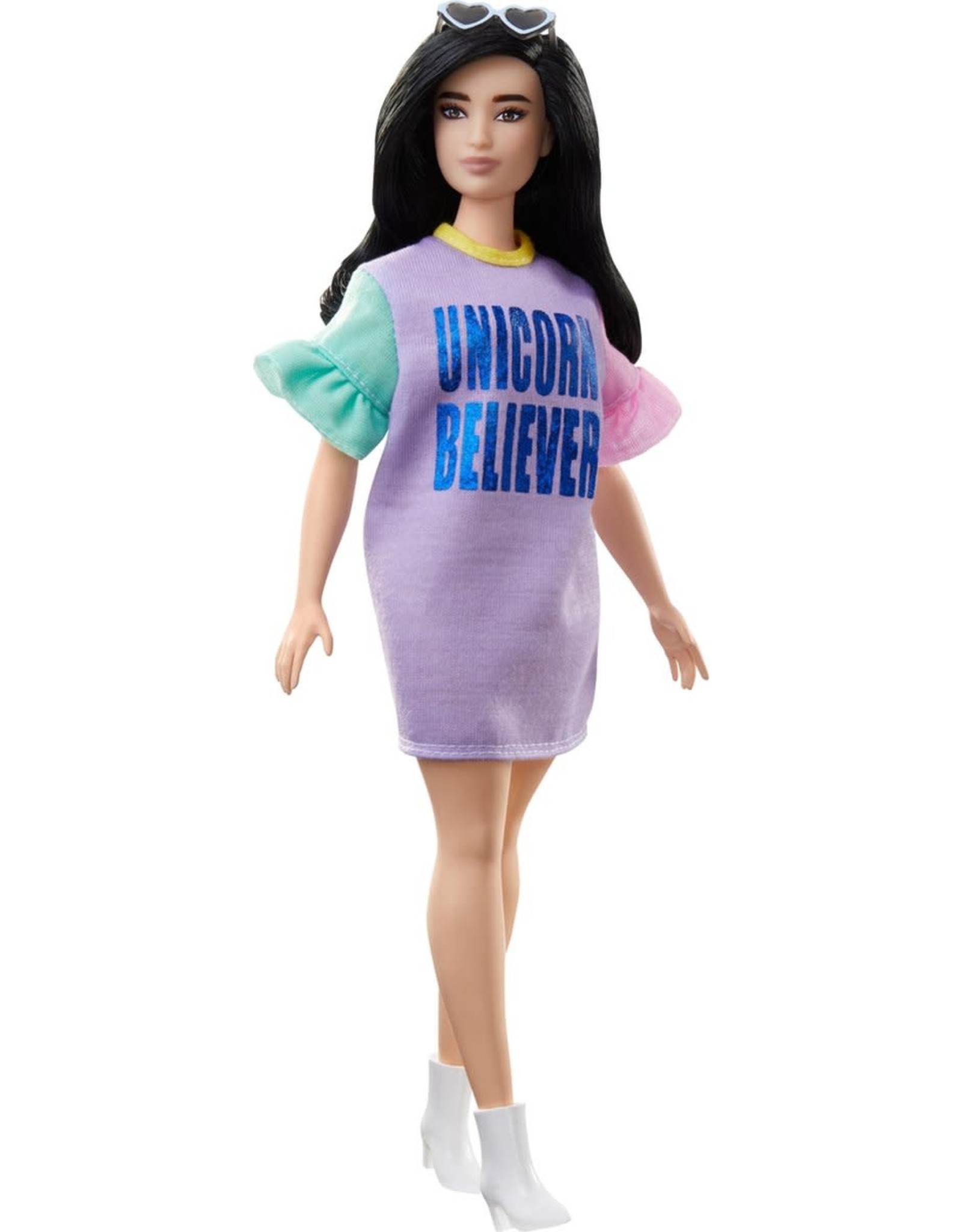 MATEL Barbie Fashionistas Curvy Met Lang Bruin Haar 127