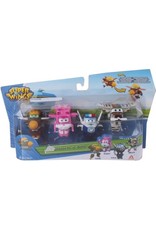 Super Wings Transform-a-bots 4pk (Todd&Dizzy&Paul&Bello)