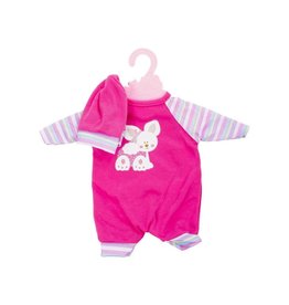 JOHNTOYS Baby Rose poppenkleding op hanger 40-45cm pop