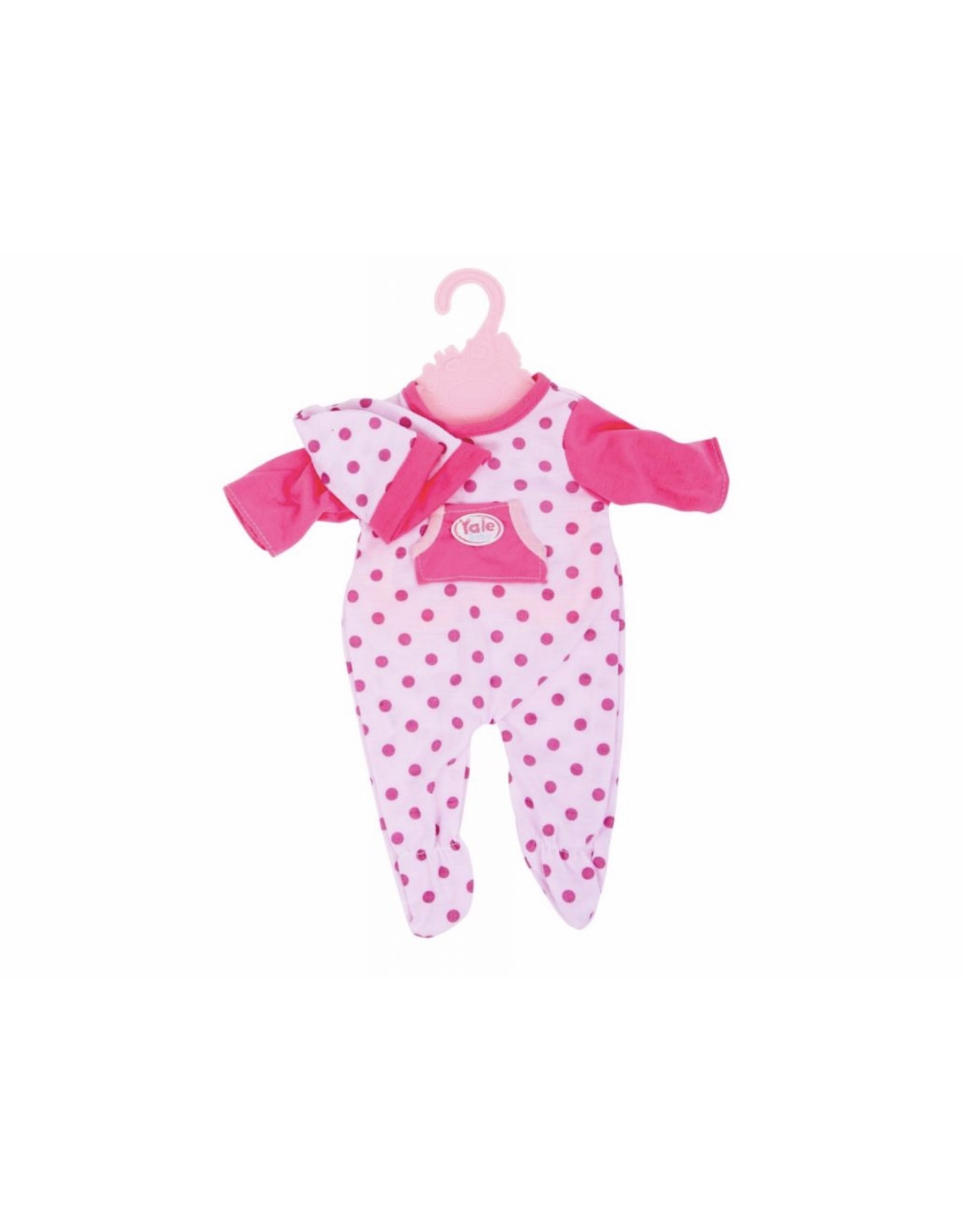 JOHNTOYS Baby Rose poppenkleding op hanger 40-45cm pop