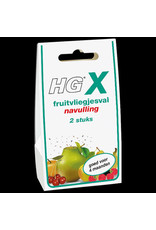 HG HG X Fruitvliegjesval navulling 2 stuks