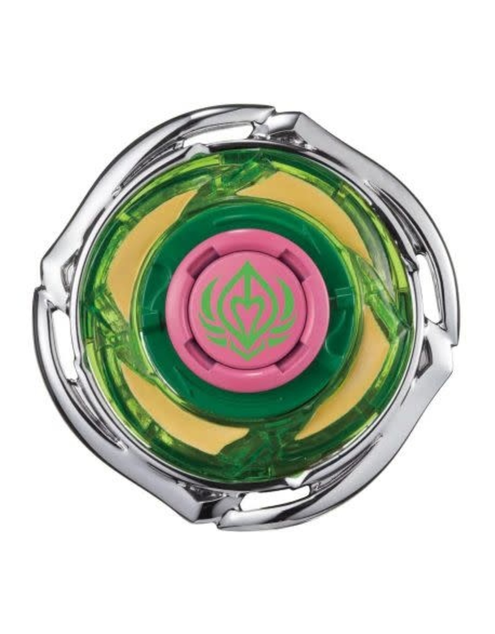Infinity Nado tol Glittering Butterfly 6,5 cm groen/geel/roze