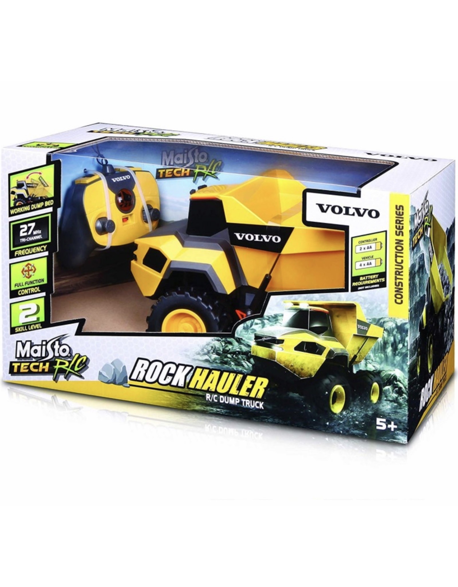 MAISTO Maisto RC knikdumper Volvo Rock Hauler 1:16 geel