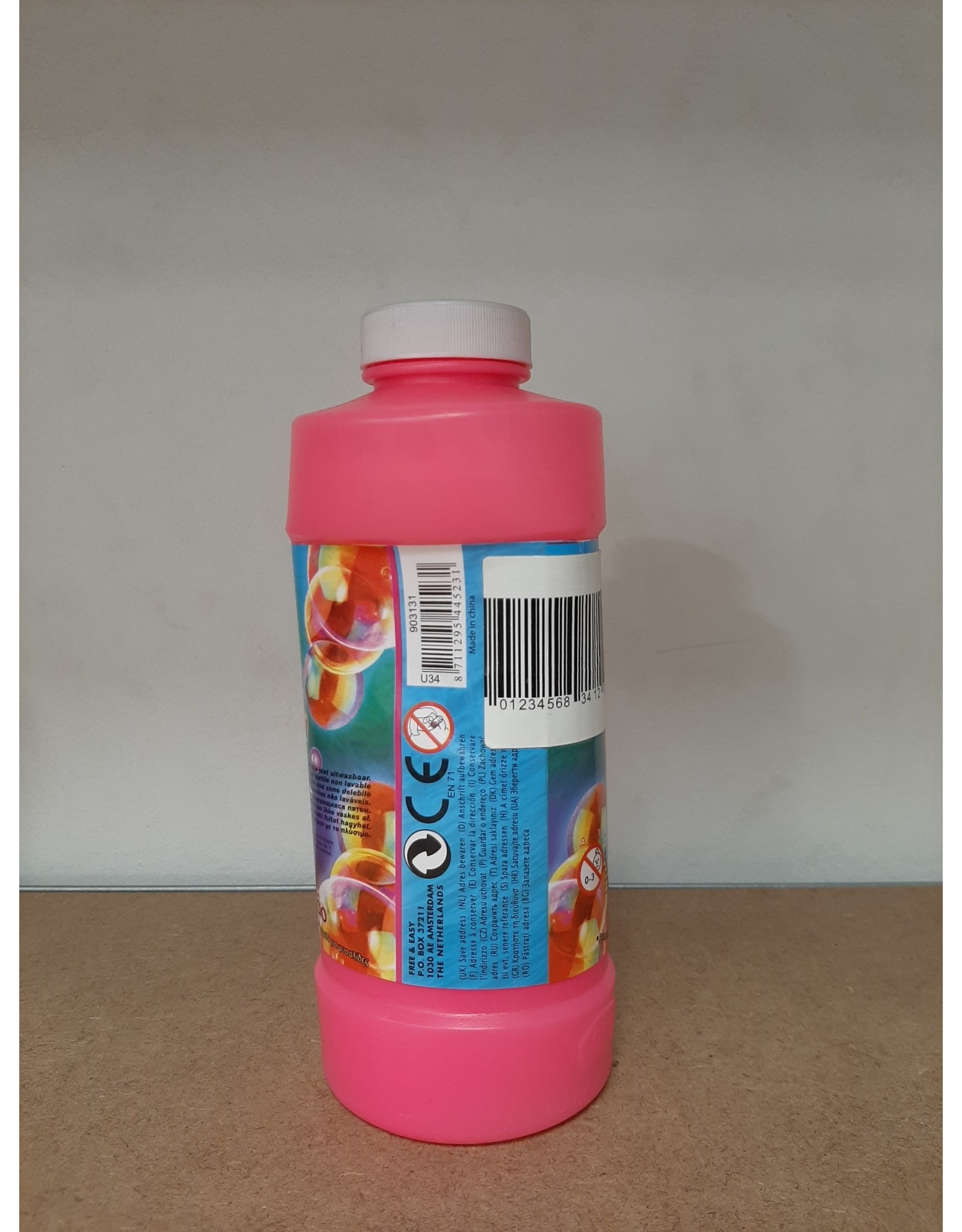 Bellenblaas fles - Super Color Bubbles 0,5 L