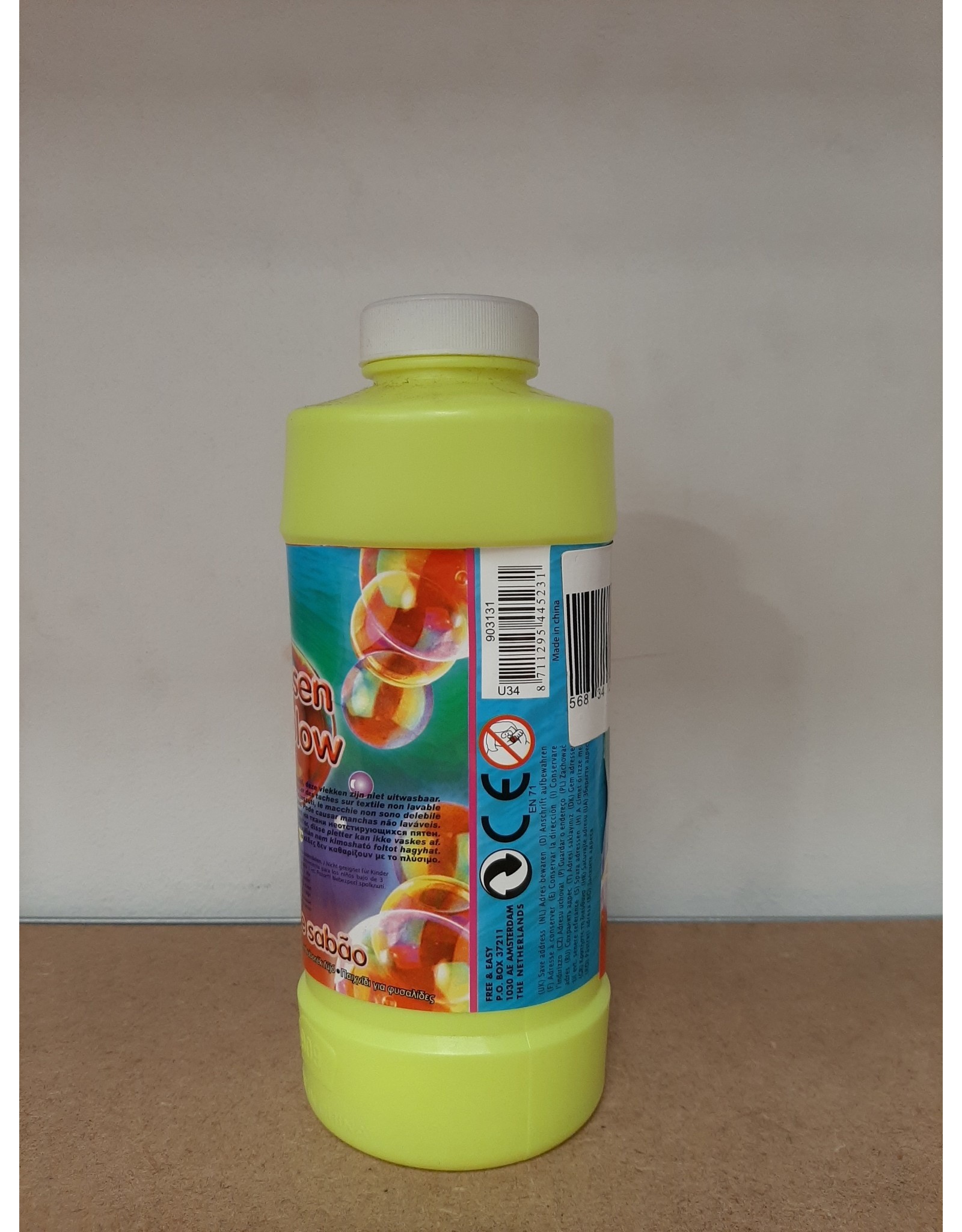 Bellenblaas fles - Super Color Bubbles 0,5 L