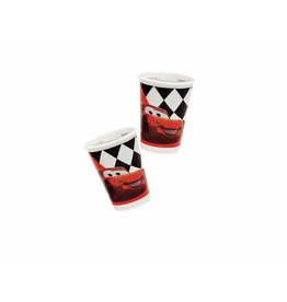 PLASTIC PARTY BEKERS CARS 10 stuks 200ml