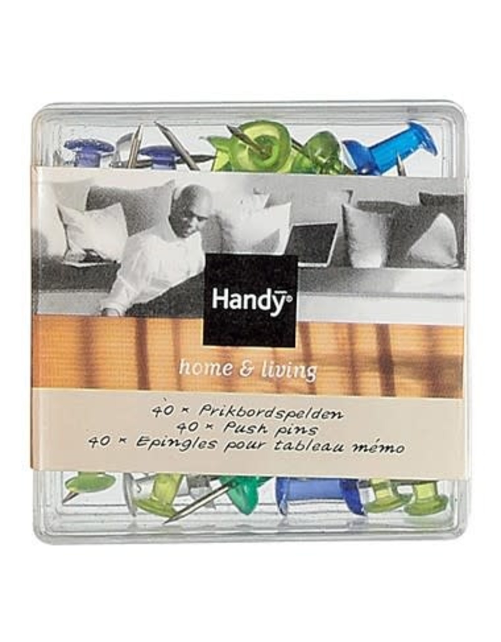 HANDY PUSH PINS SET/40