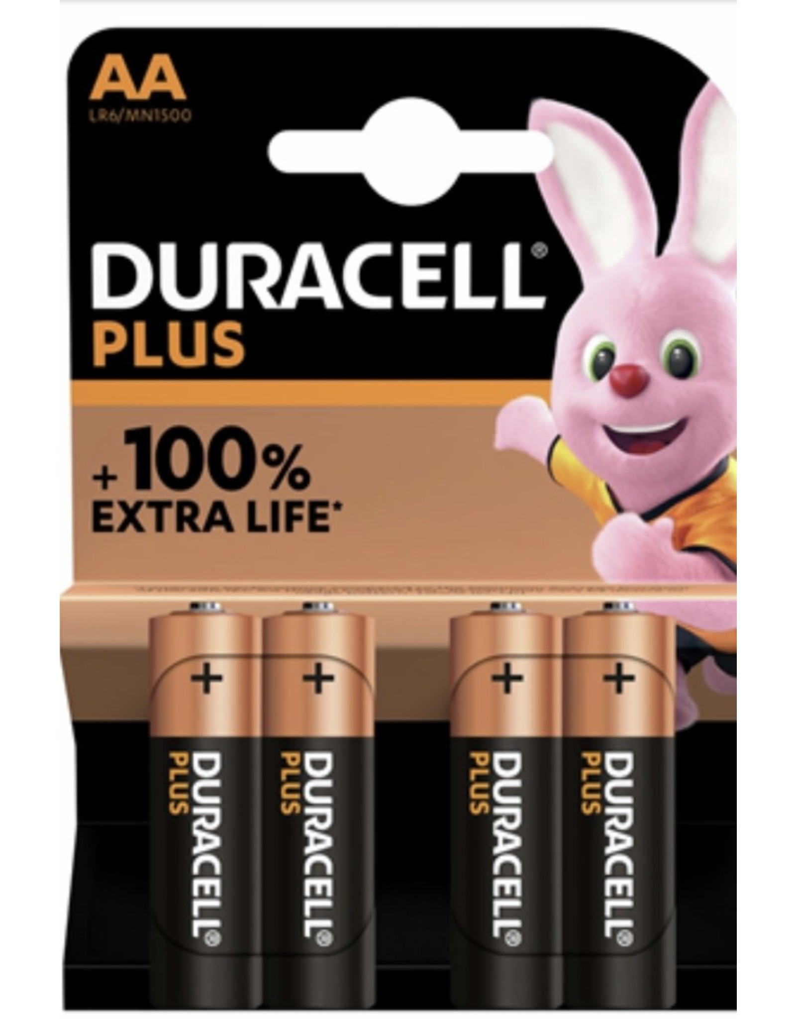 DURACELL Duracell Plus AA Alkaline batterij