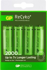 GP LITHIUM Batterij GP ReCyko Rechargeable AA batterijen (2100mAh) - 4 stuks