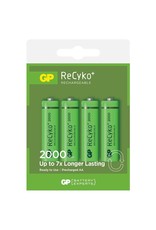 GP LITHIUM Batterij GP ReCyko Rechargeable AA batterijen (2100mAh) - 4 stuks