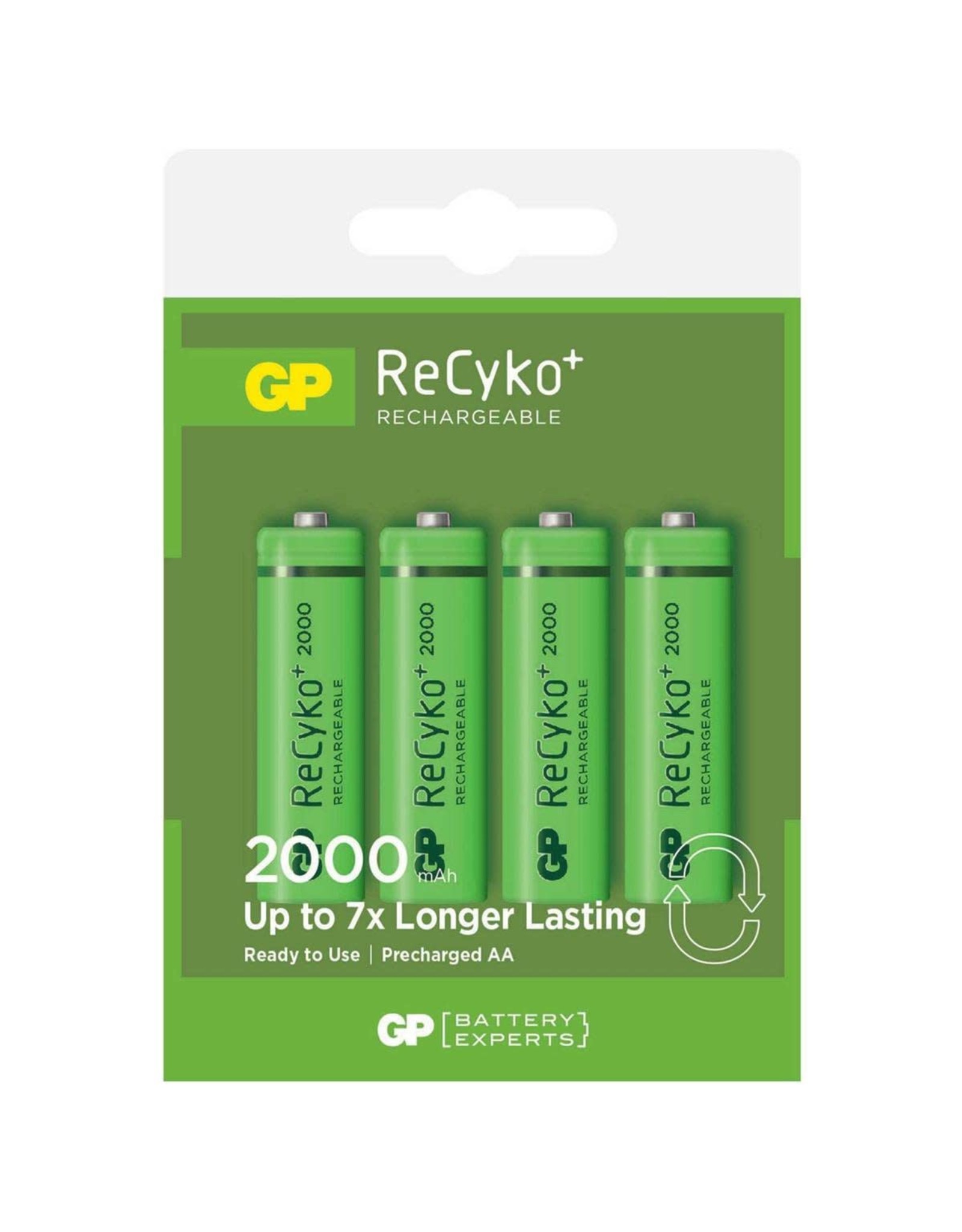 GP LITHIUM Batterij GP ReCyko Rechargeable AA batterijen (2100mAh) - 4 stuks