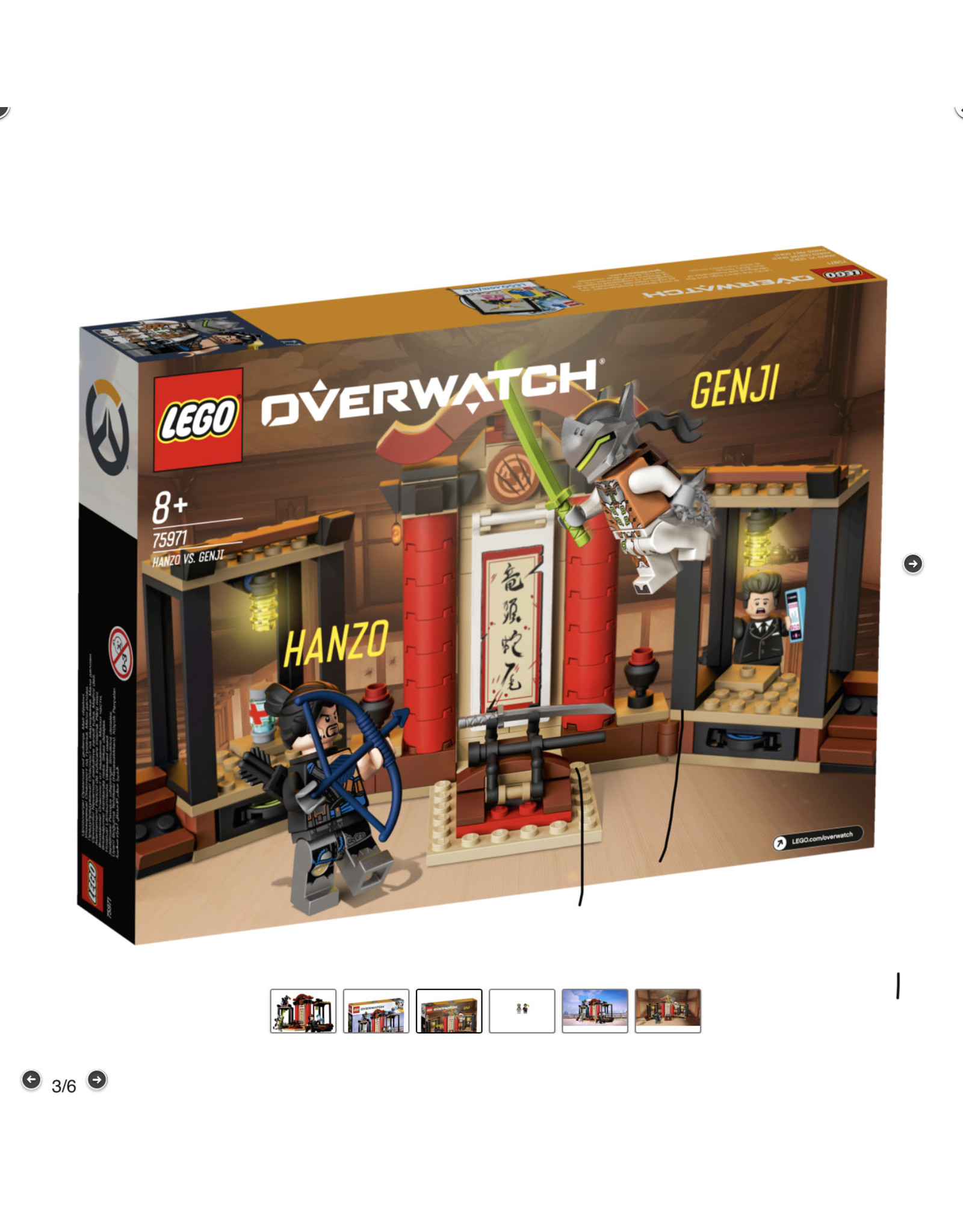 LEGO LEGO 75971 Hanzo vs. Genji