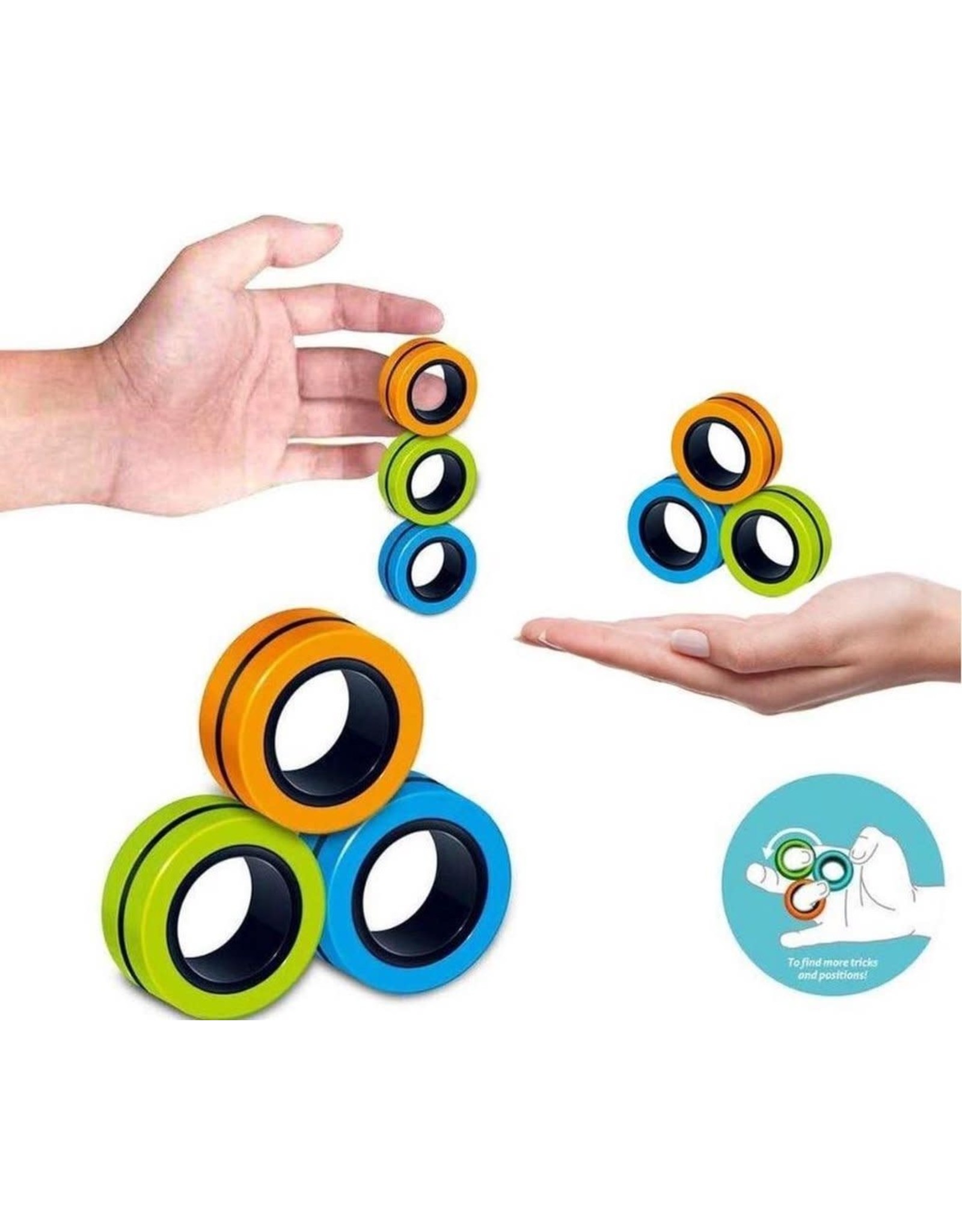 Magnetic finger trick rings :Nieuwste rage van 20/21