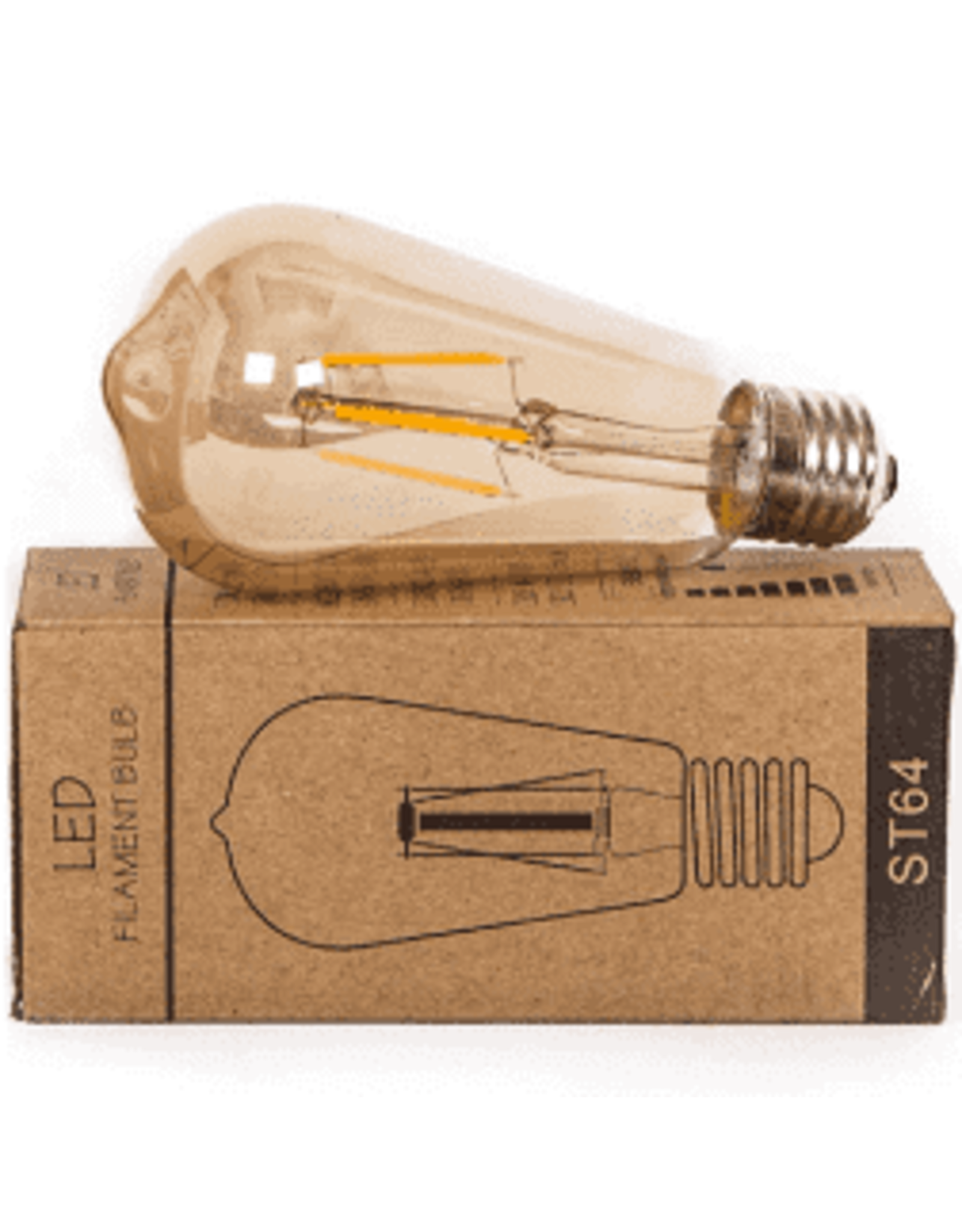 LED-lamp 2W peer model 6,5x6,5x15cm 160LUM 2300K(VM050022)