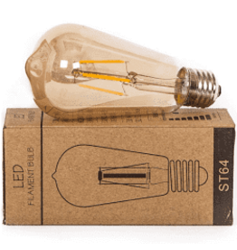 LED-lamp 2W peer model 6,5x6,5x15cm 160LUM 2300K(VM050022)