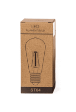 Ledlamp St64 6,5 X 15 Cm Glas Goud