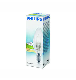 PHILIPS Philips EcoClassic kaars 42W E14 230V B35 CL