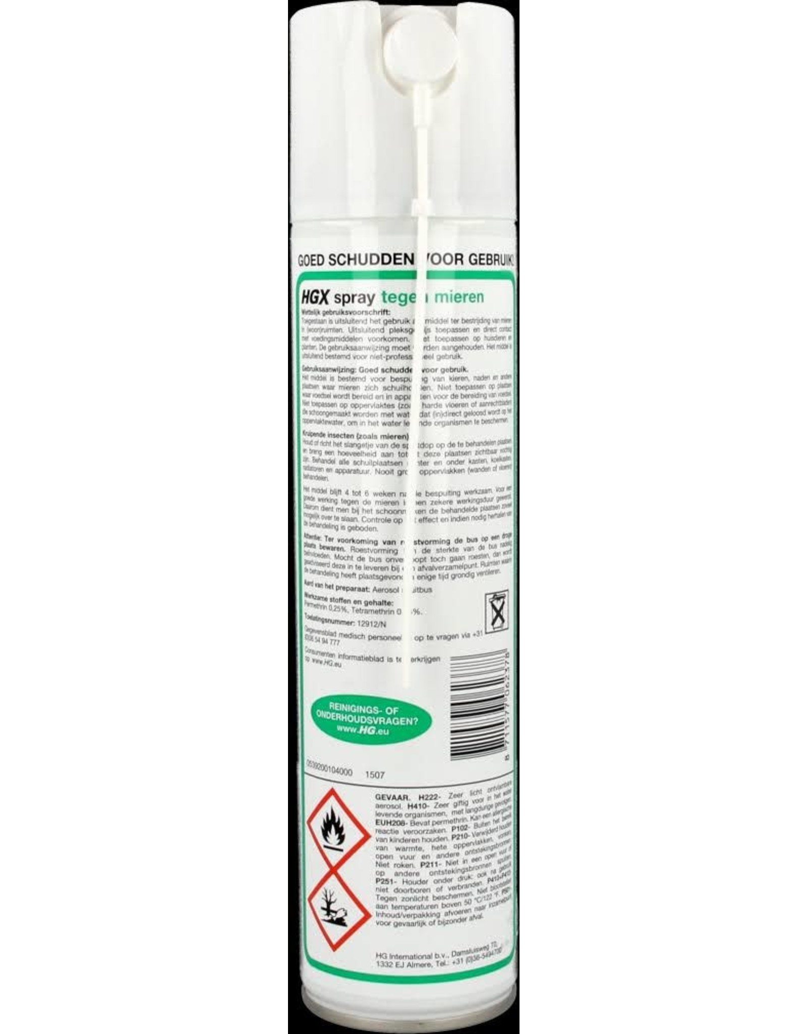 HG HGX spray tegen mieren 400 ml