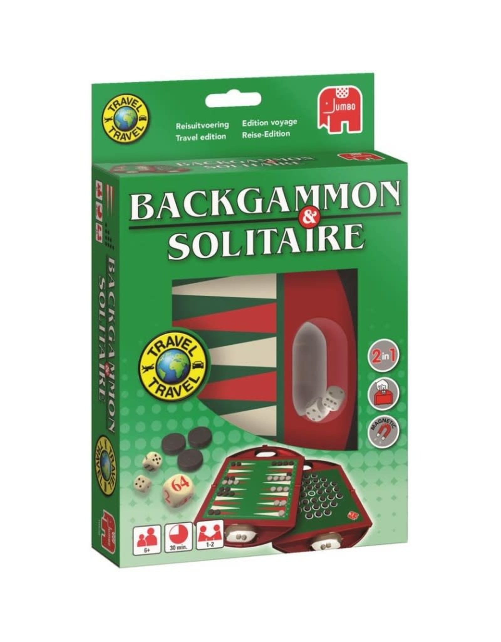 Backgammon & Solitaire - Reisspel