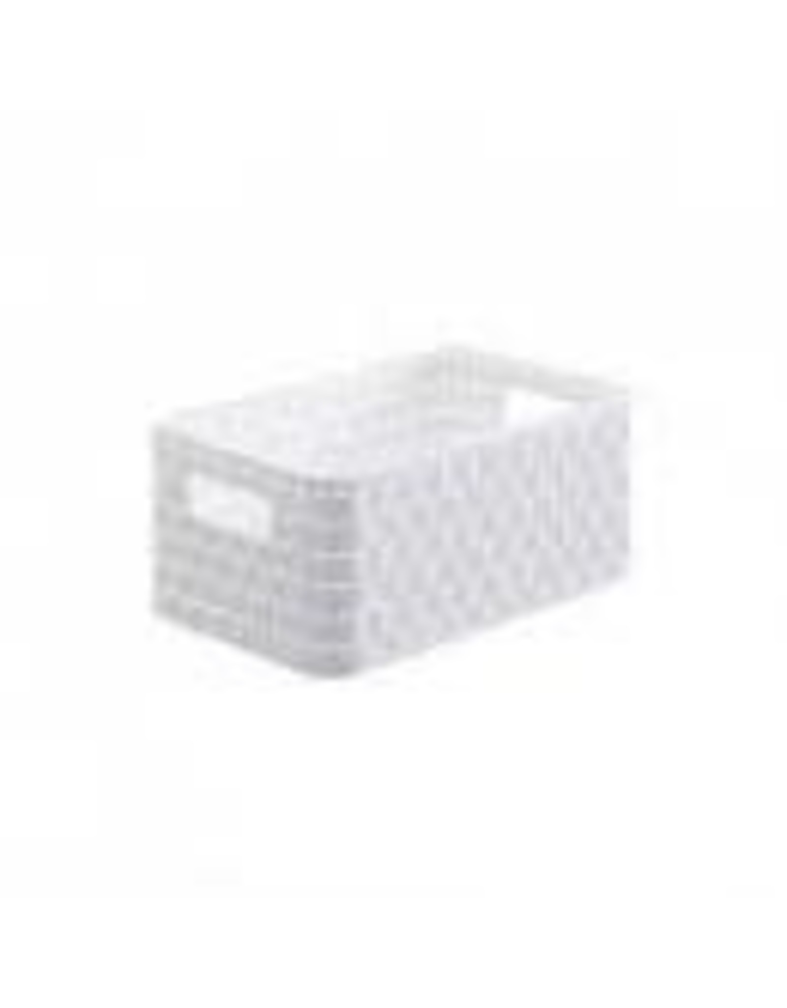 ROTHO Rotho Country Plastic basket / storage box, 18 L, 36.8x27.8x19.1cm White, EF250035