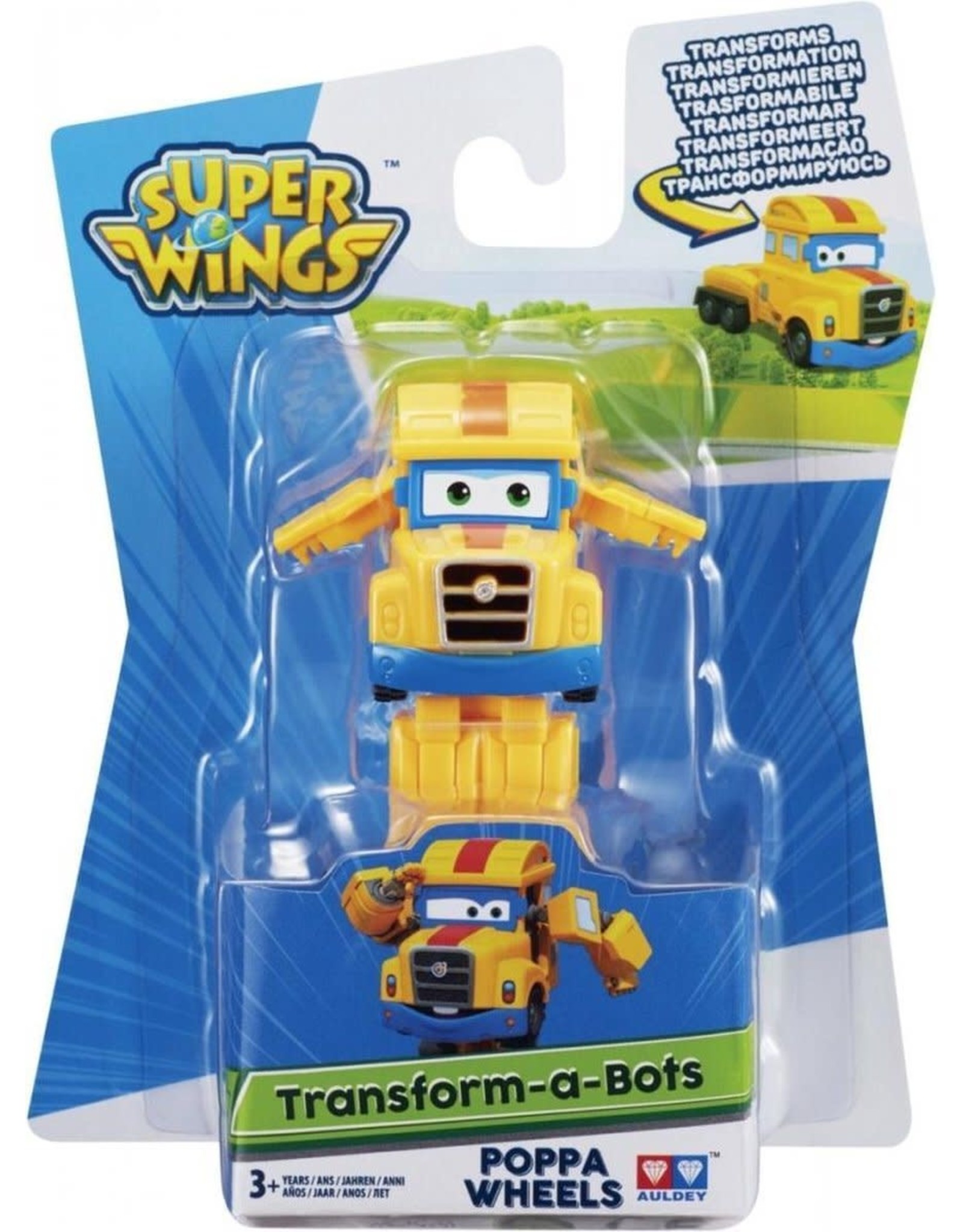 ALPHA GROUP Super Wings Transform-a-Bots Poppa Wheel