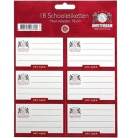 AJAX AJAX 18 SCHOOLETIKETTEN