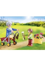 PLAYMOBIL PLAYMOBIL City Life Oma met rollator - 70194