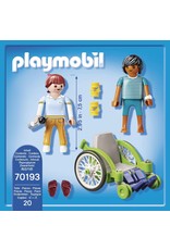 PLAYMOBIL PLAYMOBIL City Life Patient in rolstoel - 70193