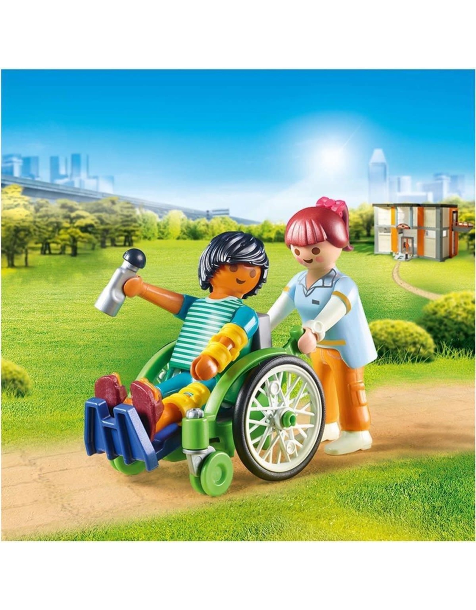 PLAYMOBIL PLAYMOBIL City Life Patient in rolstoel - 70193