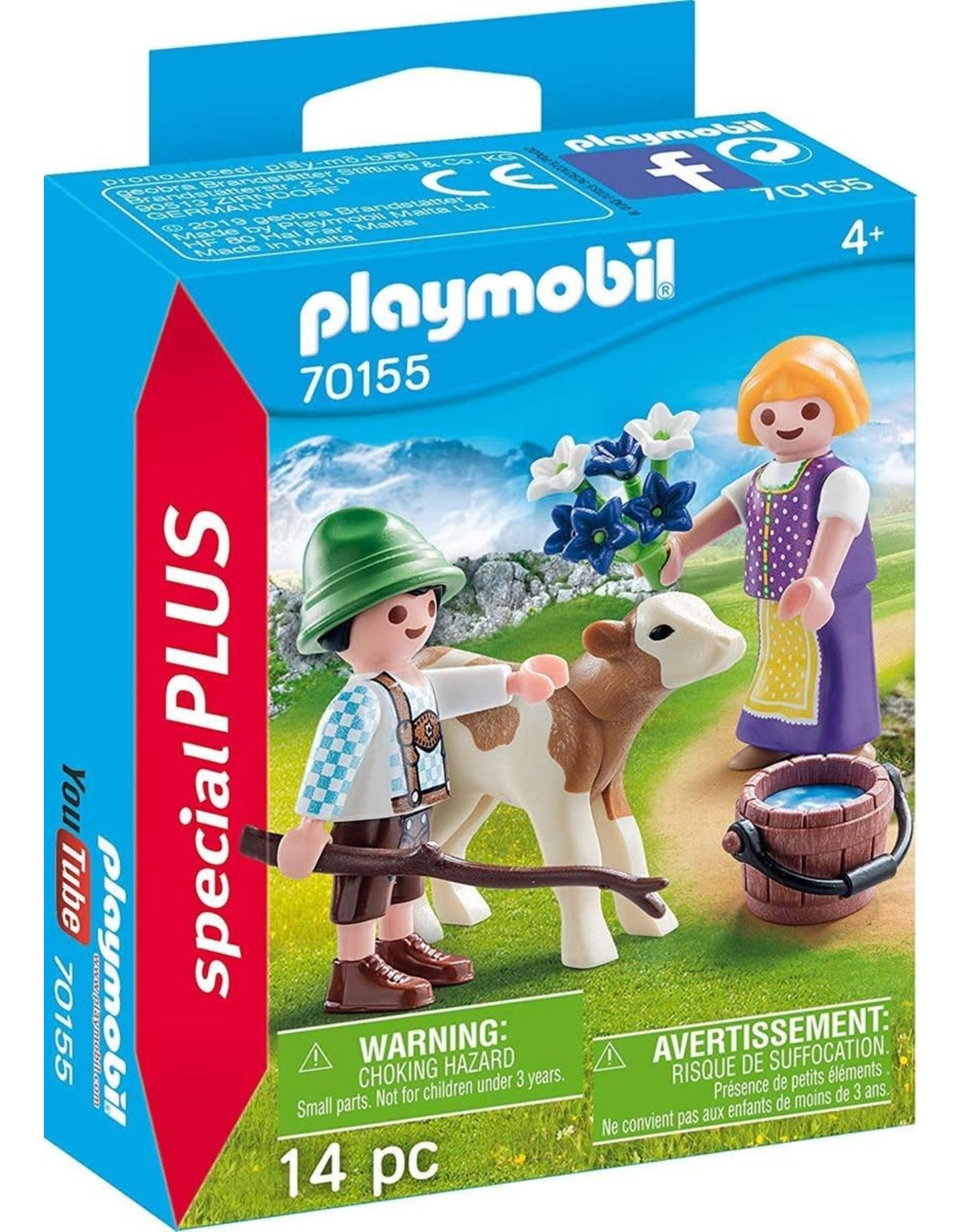 PLAYMOBIL PLAYMOBIL Kinderen met kalf - 70155