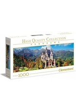 CLEMENTONI Clementoni - Panorama High Quality Collectie puzzel - Het kasteel Neuschwanstein - 1000 stukjes, puzzel volwassenen
