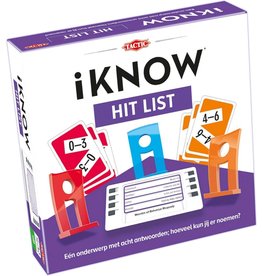 TICTAC Tactic gezelschapsspel iKNOW Hit List