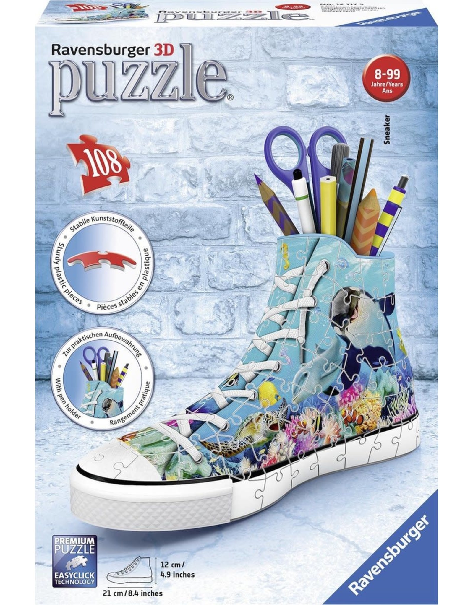 RAVENSBURGER Ravensburger Sneaker Onderwaterwereld - 3D puzzel