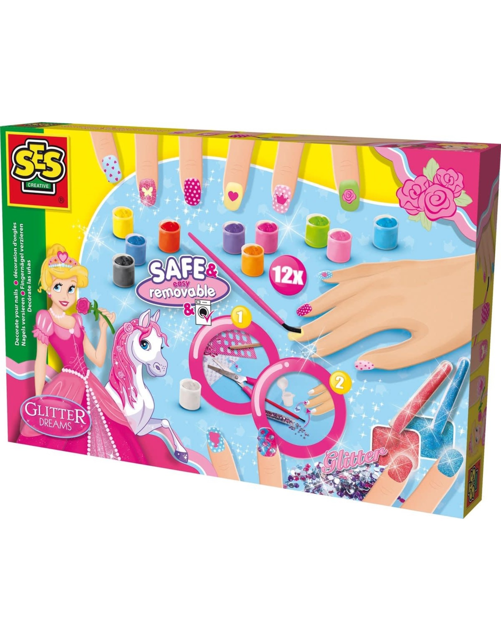 roltrap Bepalen geestelijke Ses SES Glitter Dreams Nagels versieren - H-BLOK & TOYS