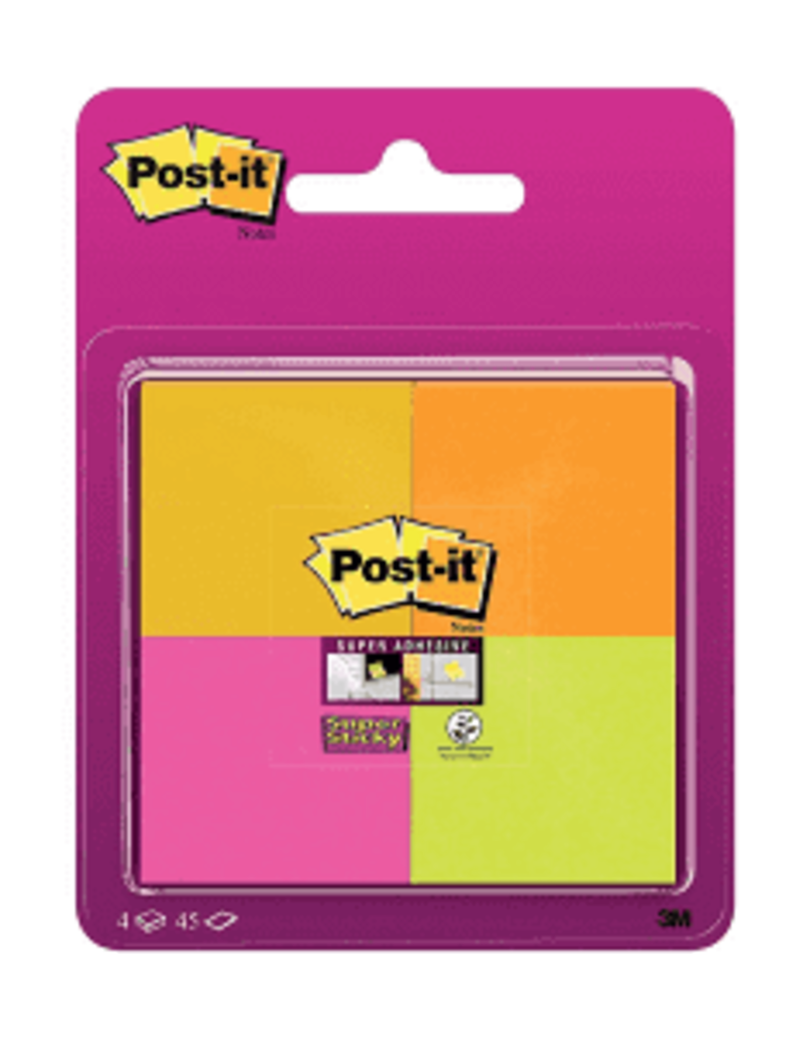 POST-IT NOTES/4 47,6X47,6 MM