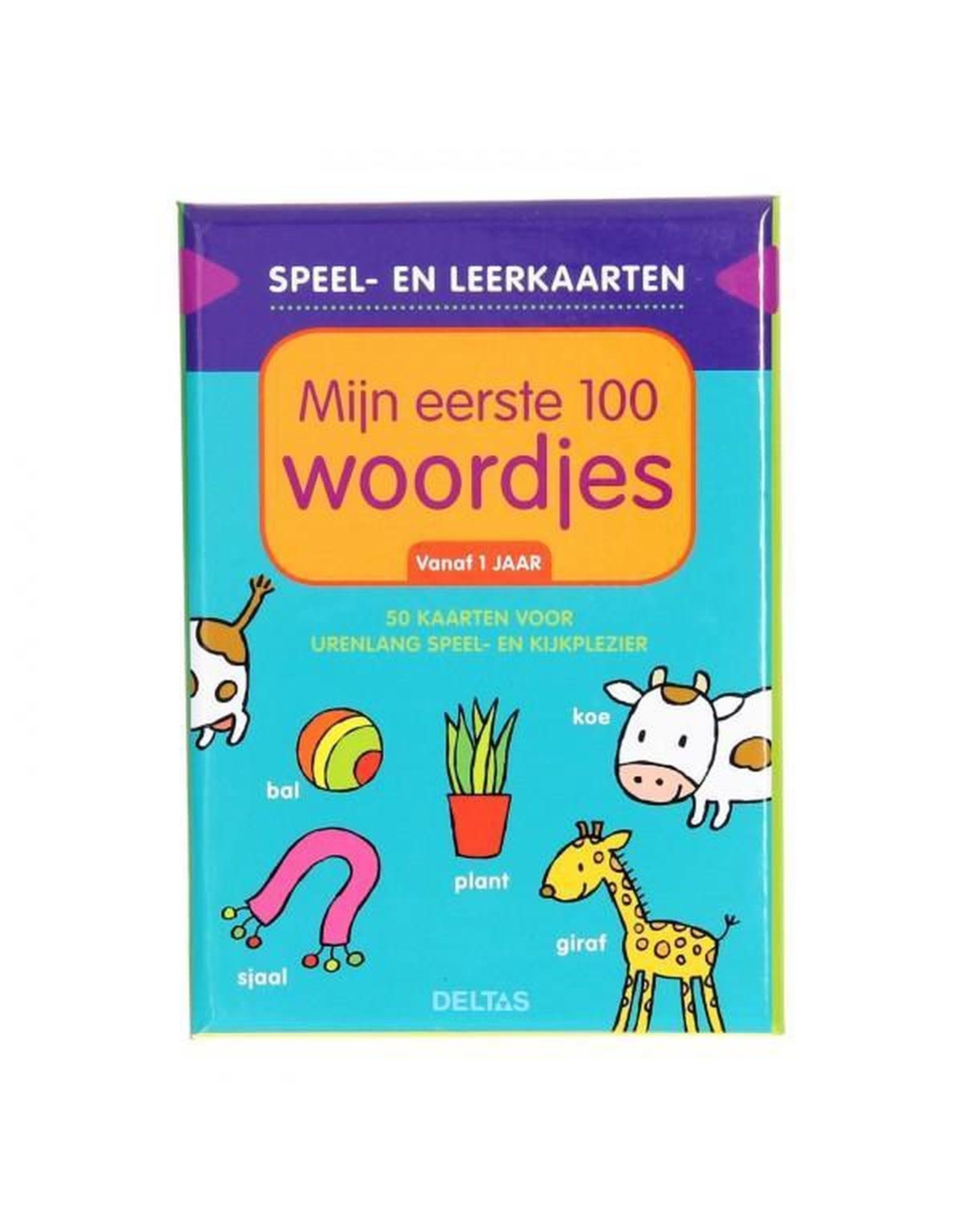 SPEEL-EN LEERKAARTEN - MIJN EERSTE 100 WOORDJES