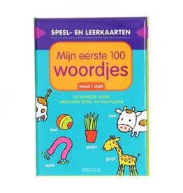 SPEEL-EN LEERKAARTEN - MIJN EERSTE 100 WOORDJES