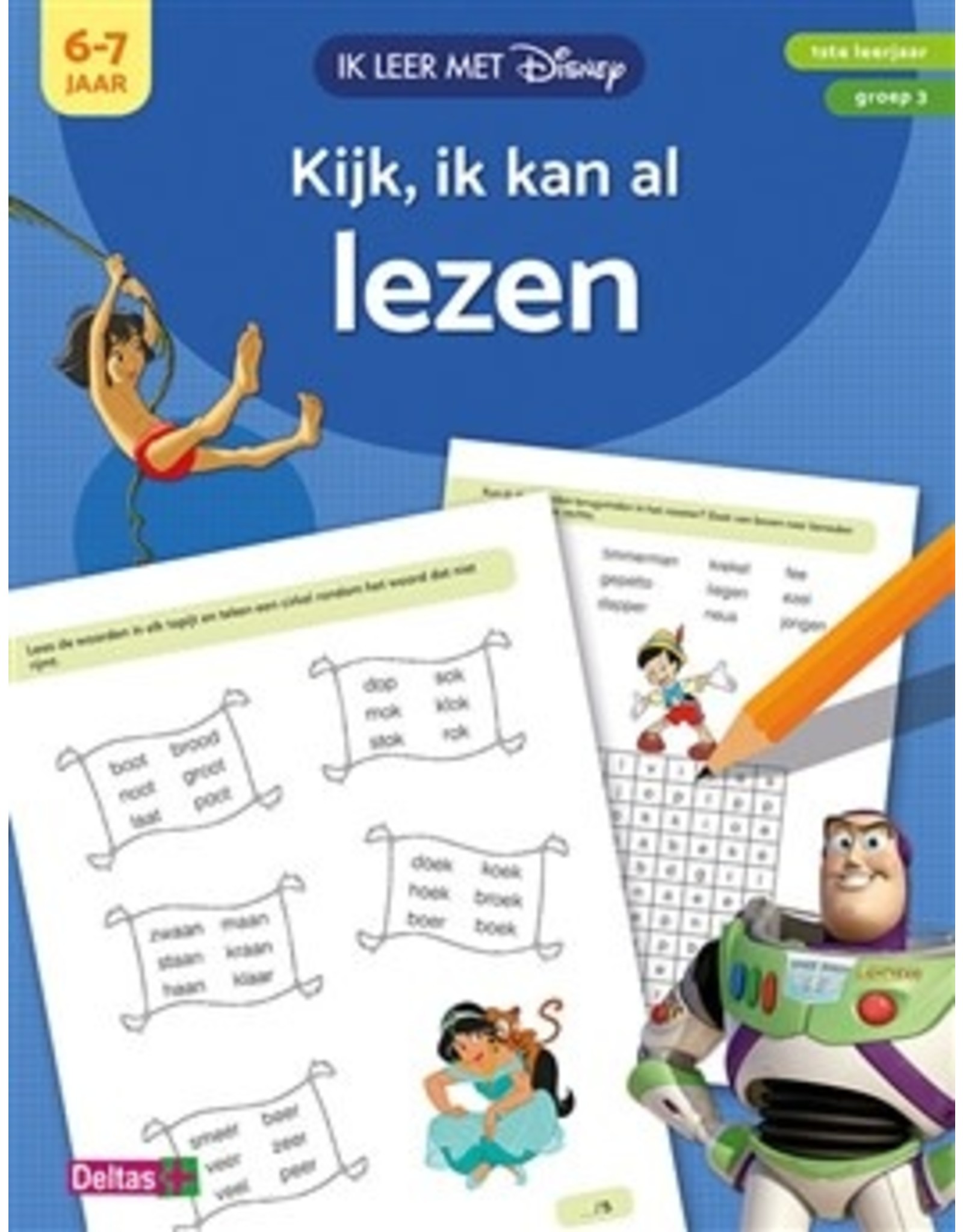 DISNEY IK LEER MET JE- KIJK IK KAN AL LEZEN 6-7 J