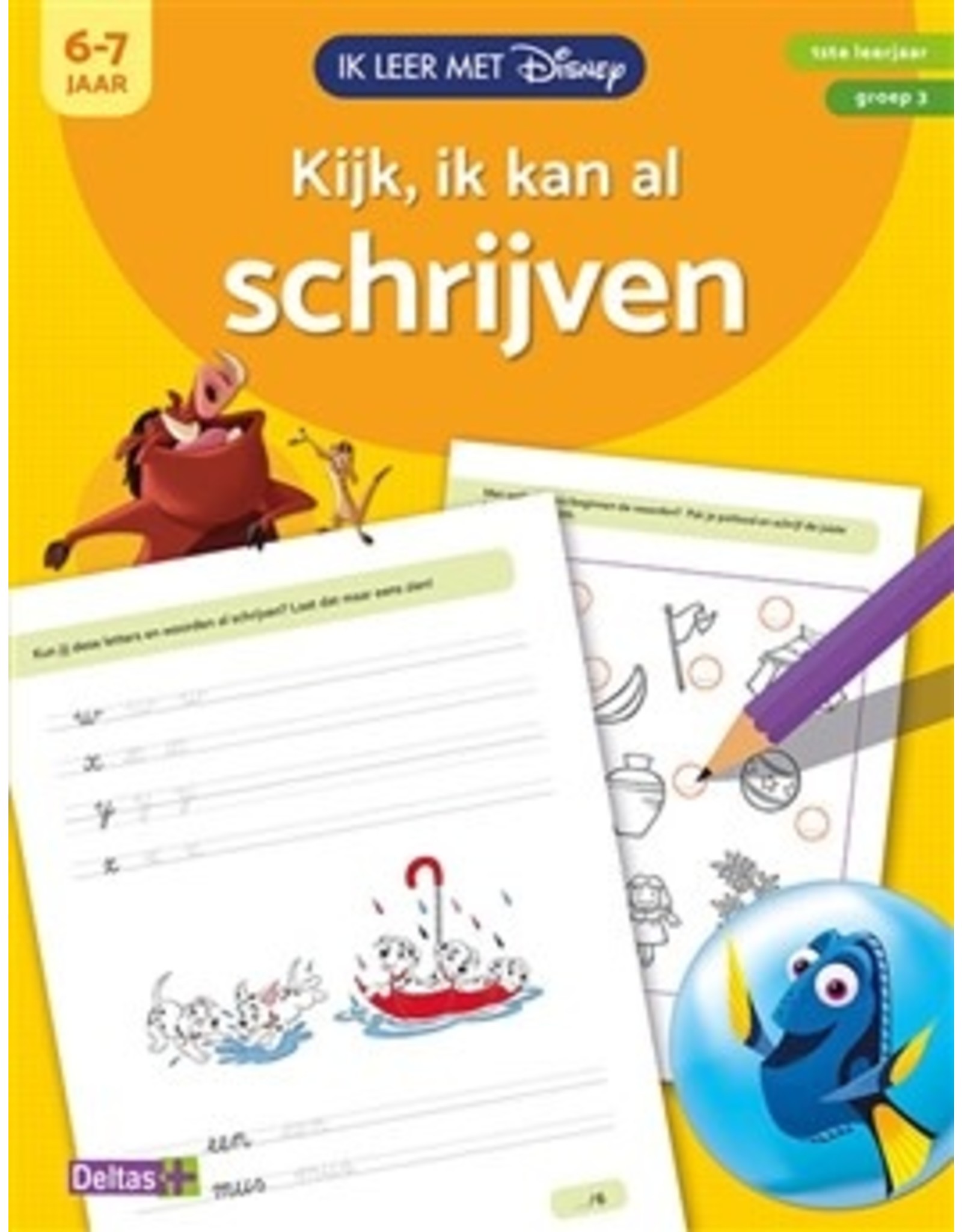 DISNEY IK LEER MET- KIJK IK KAN AL SCHRIJVEN 6-7J