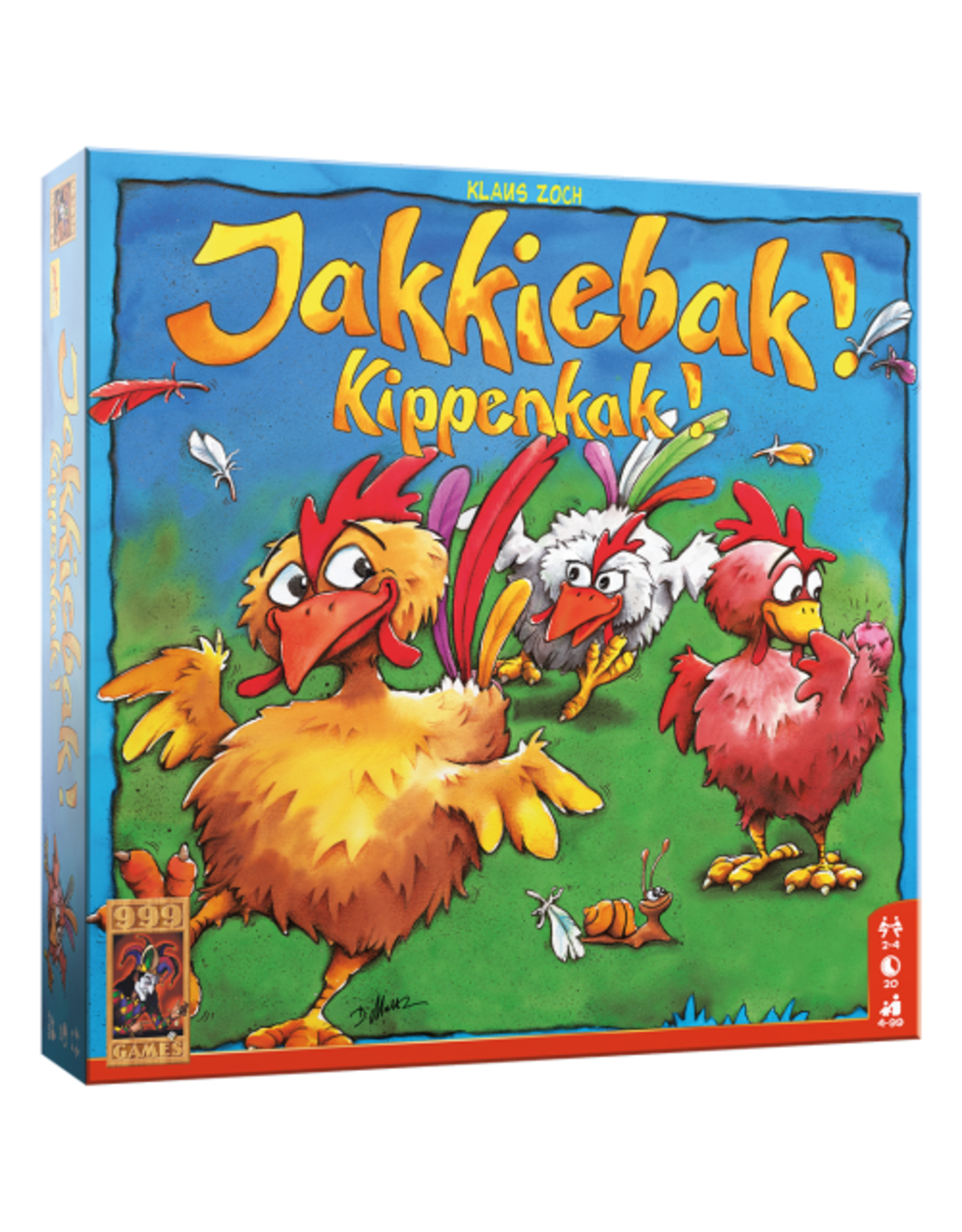 999 GAMES Jakkiebak! Kippenkak! - Bordspel