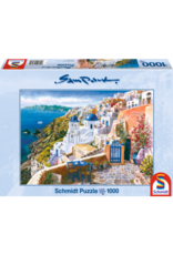 SCHMIDT Blik op Santorini, 1000 stukjes - Puzzel SCHMIDT