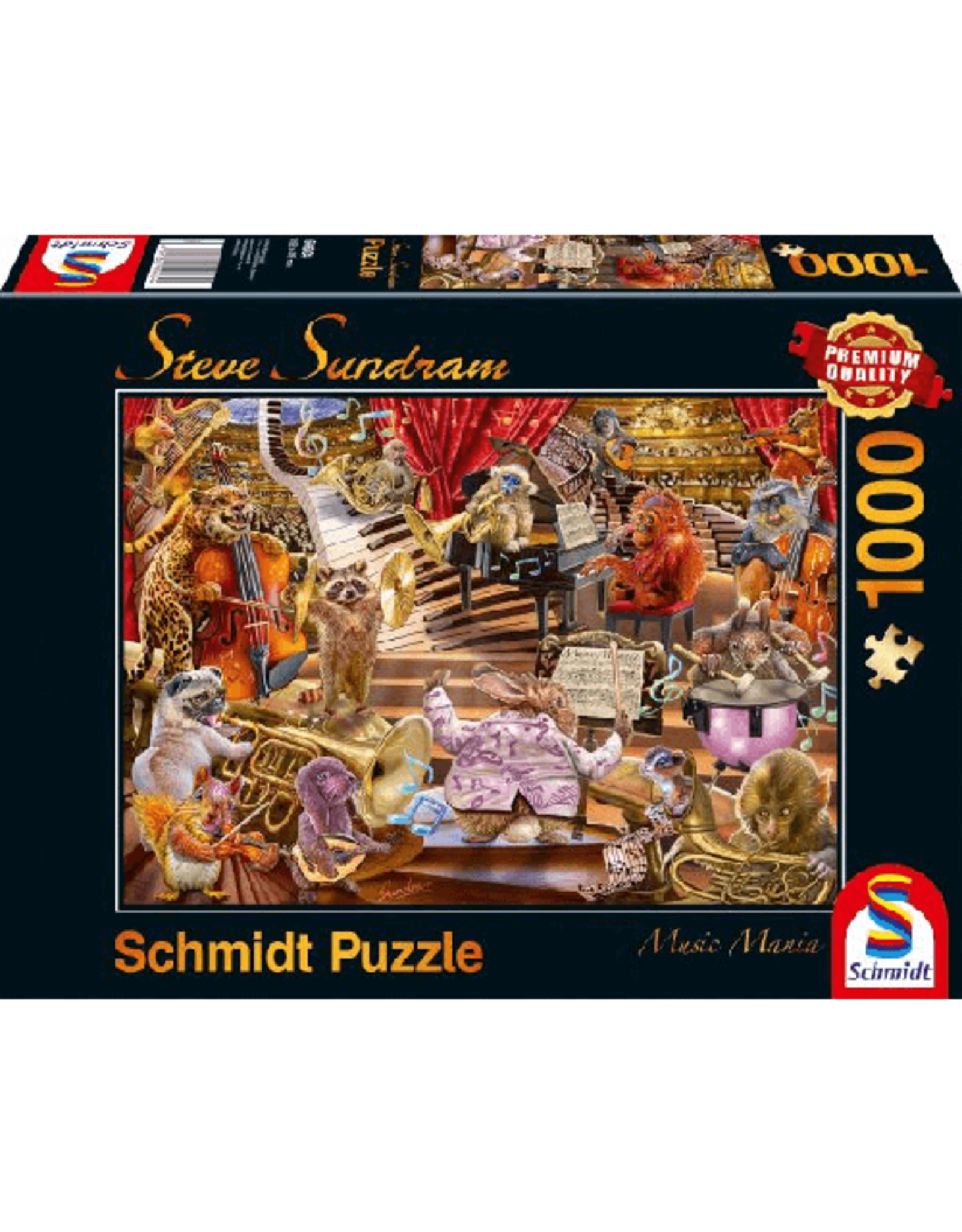 SCHMIDT Music Mania, 1000 stukjes - Puzzel SCHMIDT